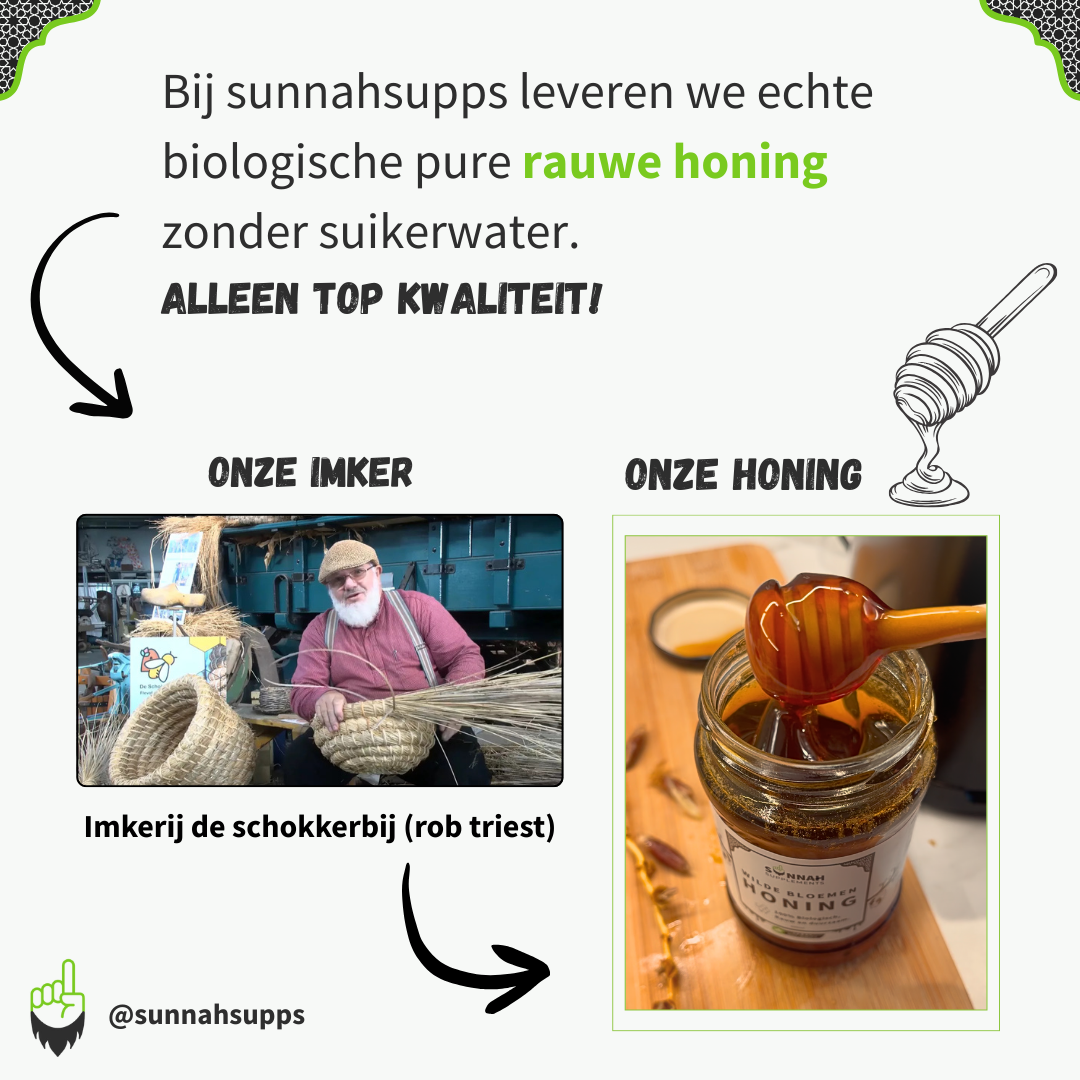 Ambachtelijke Echte Rauwe Honing (Kilo’s)